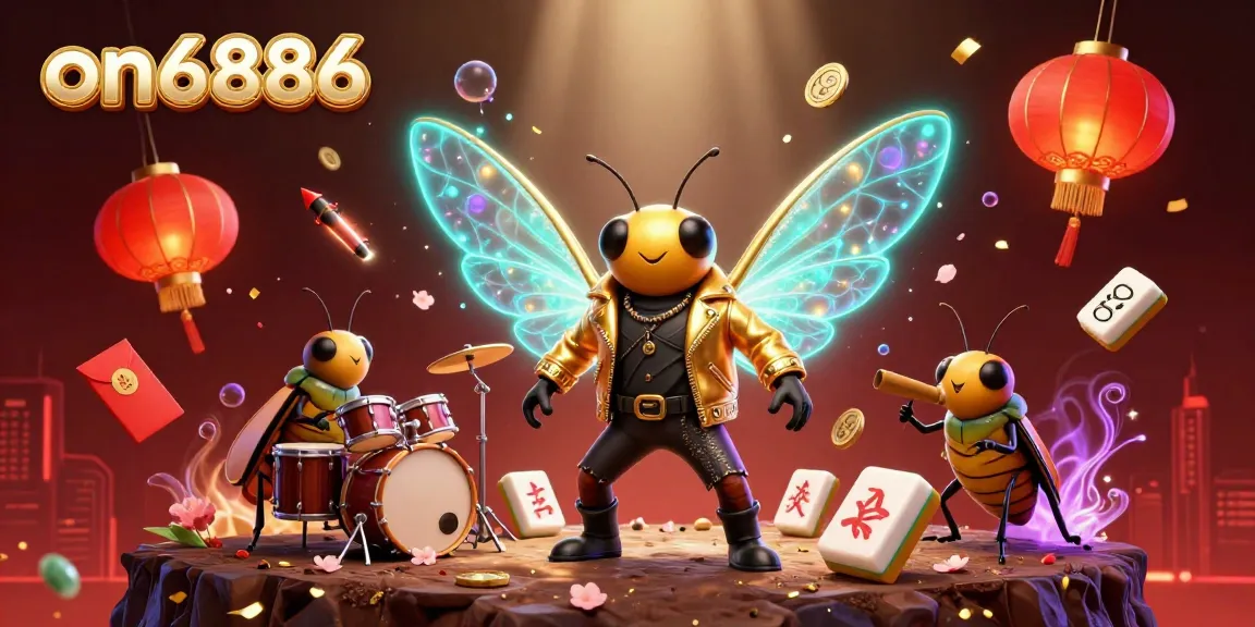 Experience the vibrant energy of on6886 with a 3D rock star casino scene featuring dynamic action and lively visuals.