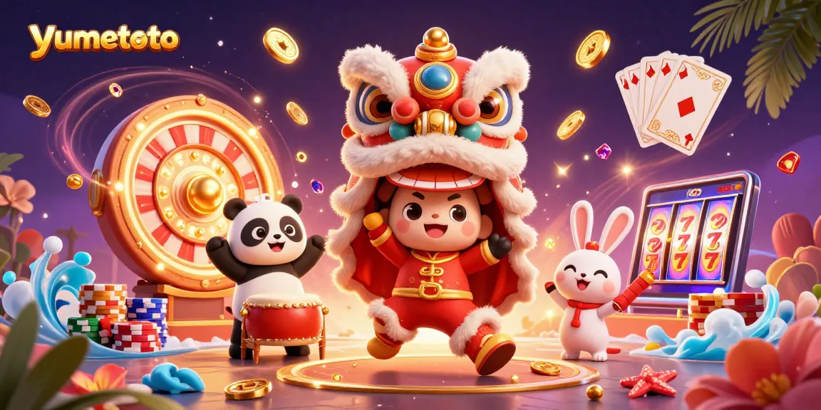 Experience winning moments with yumetoto's thrilling 3D digital casino scene, full of dynamic game elements.