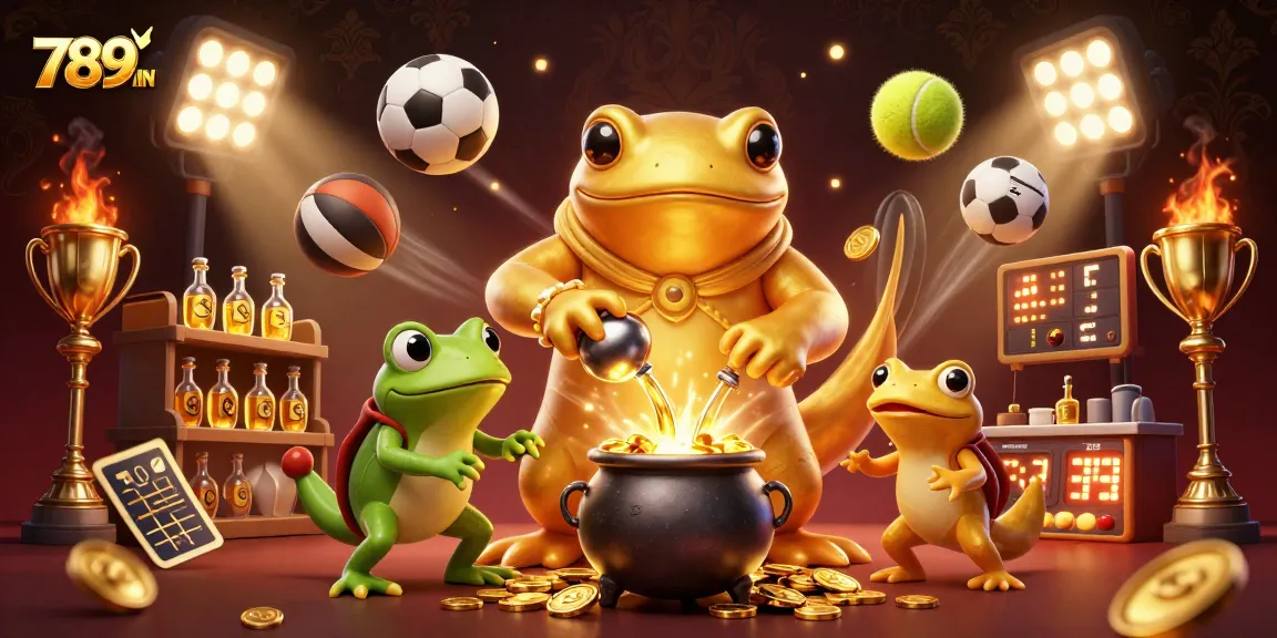 Bet on exciting moments at 789WIN with dynamic sports elements and rich 3D illustration.