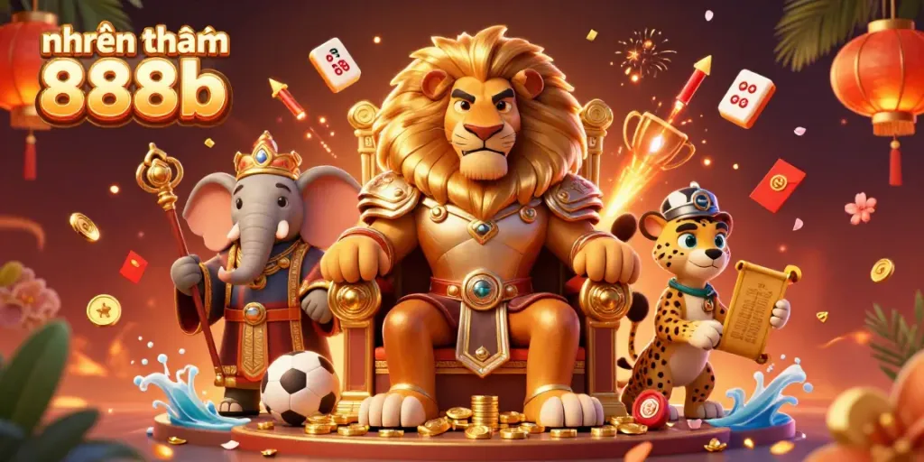 Experience the excitement of nhận thưởng 888b with vibrant characters and dynamic casino elements.