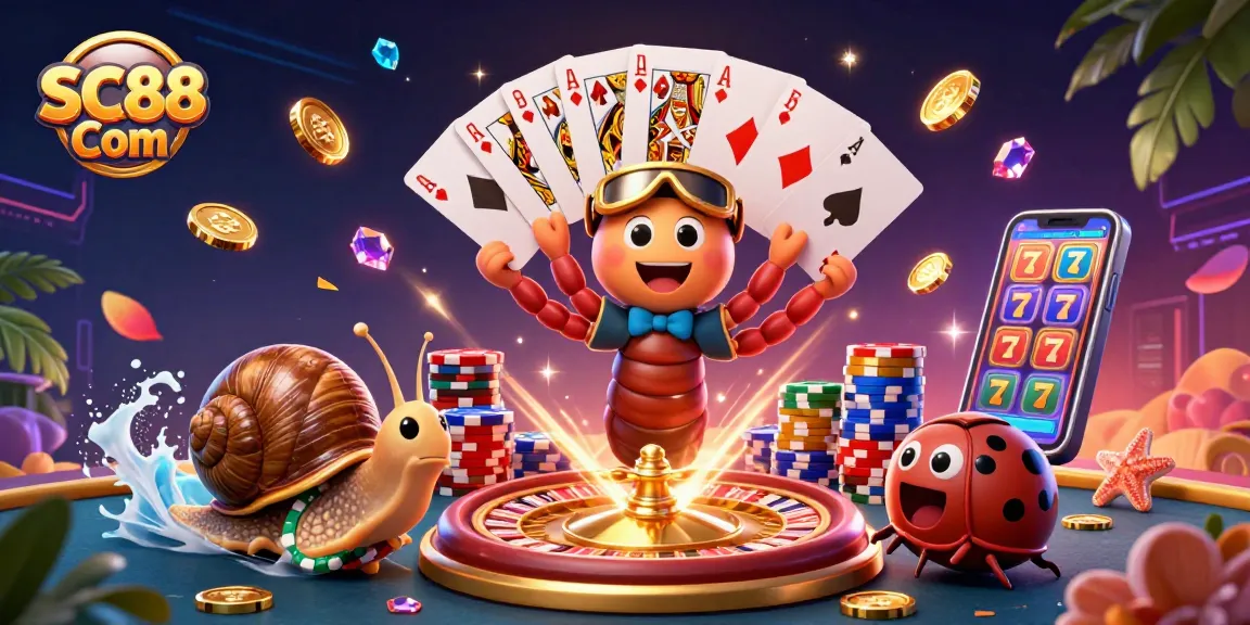 Engage with SC88 Com and enjoy thrilling casino moments featuring vibrant characters and dynamic elements.
