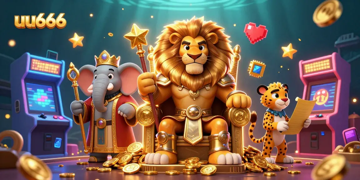 Experience the thrill of winning at uu666 with dynamic 3D characters and engaging casino elements.
