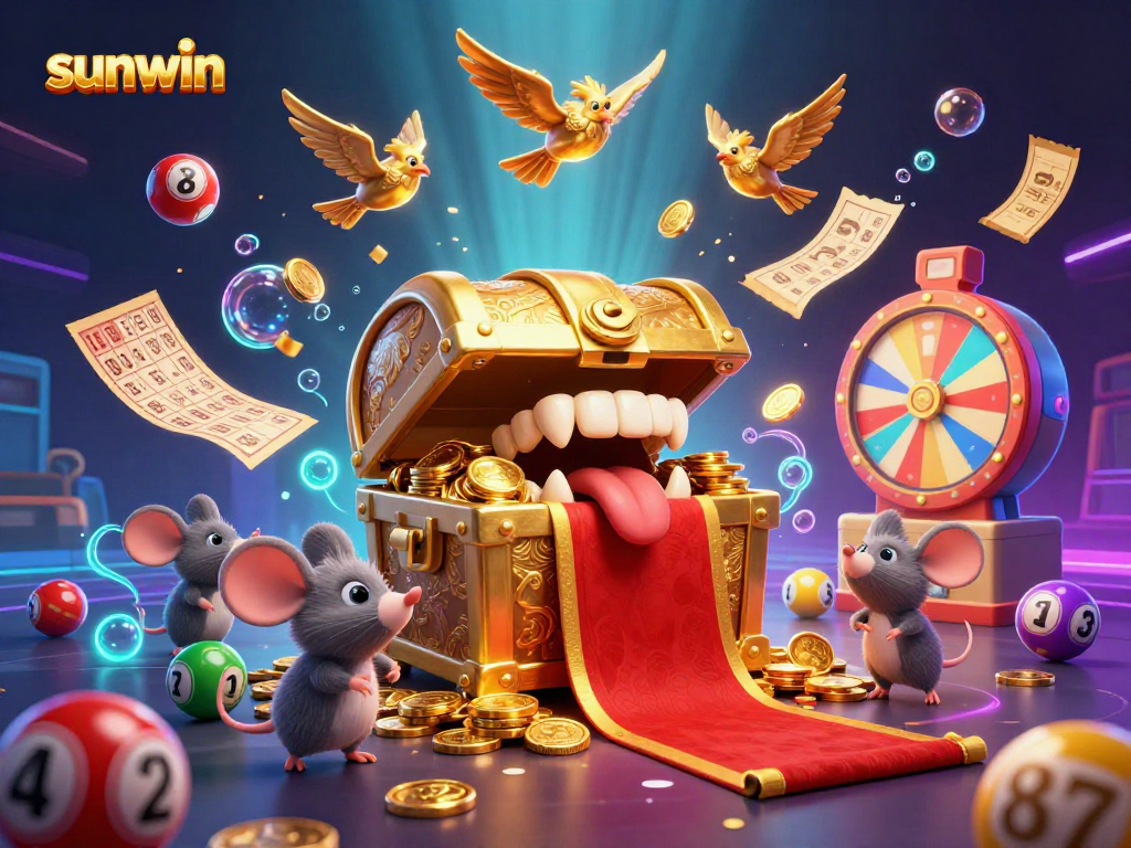 Engage with sunwin's thrilling gambling experience filled with colorful lottery and gaming elements.