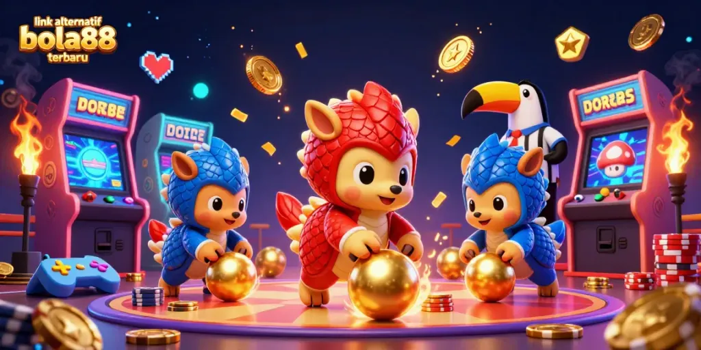Engage with link alternatif bola88 terbaru by playing interactive bets in a colorful 3D casino scene.