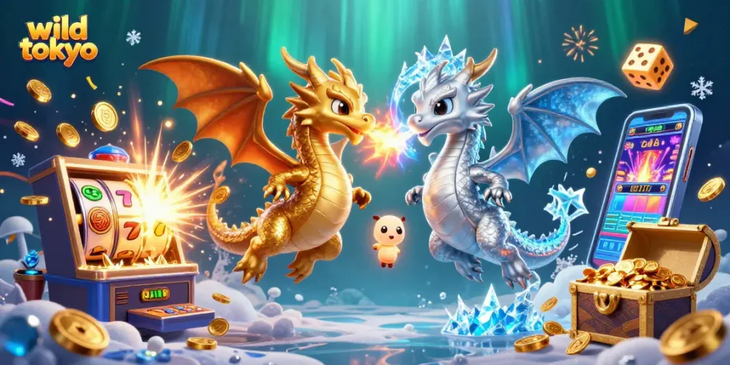 Experience excitement at wild tokyo casino with dynamic slot machines and mythical dragons.